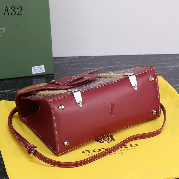 GOYARD SAIGON PM BAG BURGUNDY 20CM