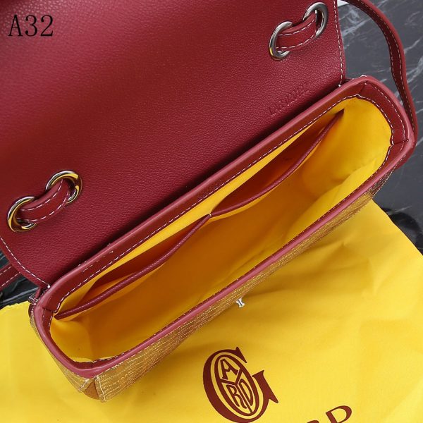 GOYARD SEAL CLASP THE 233 BAG RED 25CM