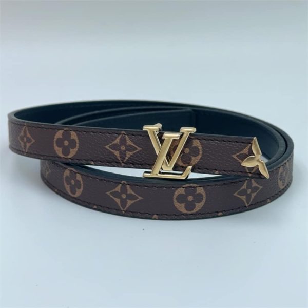 LOUIS VUITTON PRETTY LV DOUBLE SIDED BELT BLACK 20MM M8232X