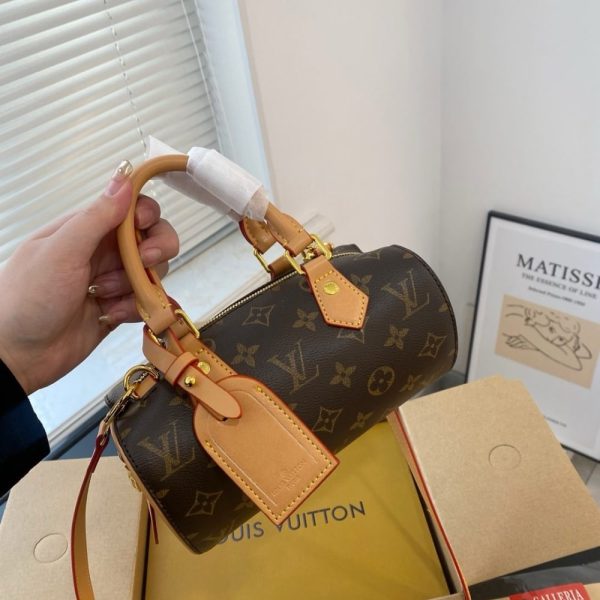 LOUIS VUITTON SPEEDY DATING NANO BAG MONOGRAM BROWN 20CM M13226