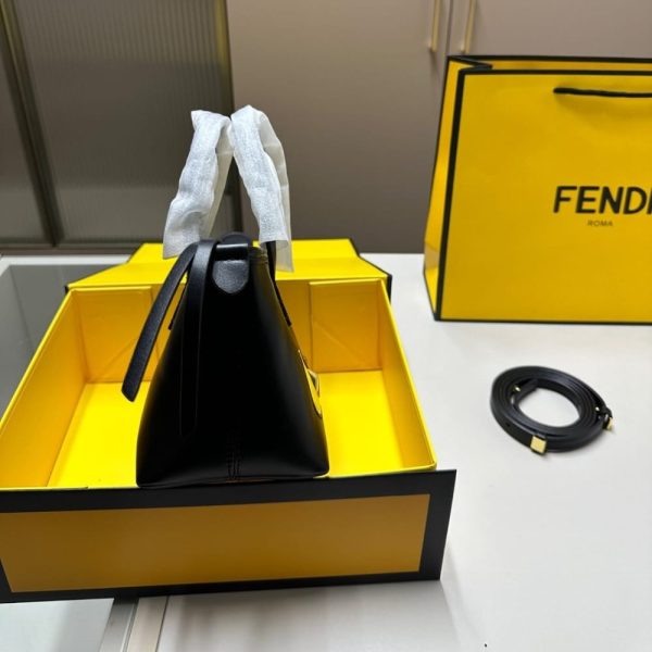 FENDI ROLL LUNAR NEW YEAR MINI BAG BLACK 17CM 8BS096ATXUF1QIO