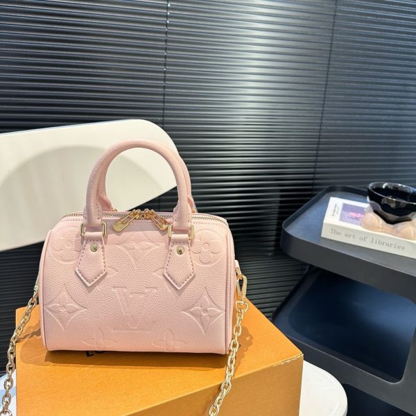 LOUIS VUITTON SPEEDY BANDOULIÈRE 20 MONOGRAM PINK 20CM M47136