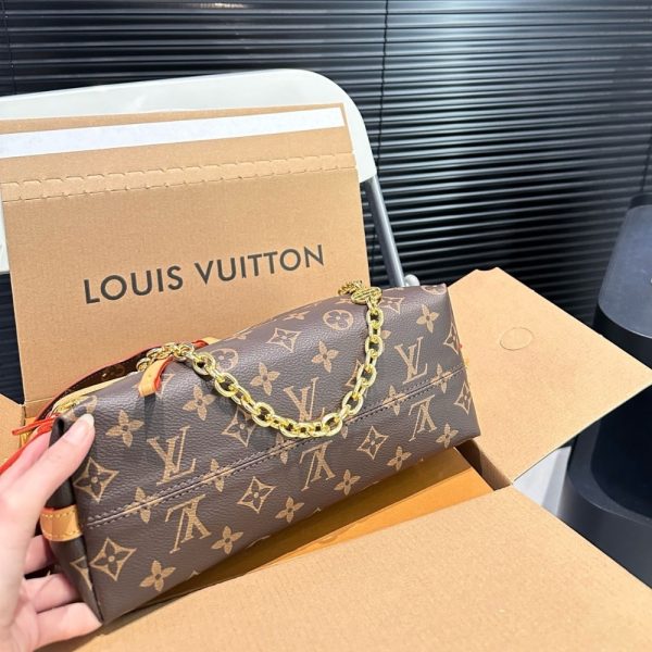 LOUIS VUITTON CARRYALL BB BAG MONOGRAM BROWN 25CM M13014