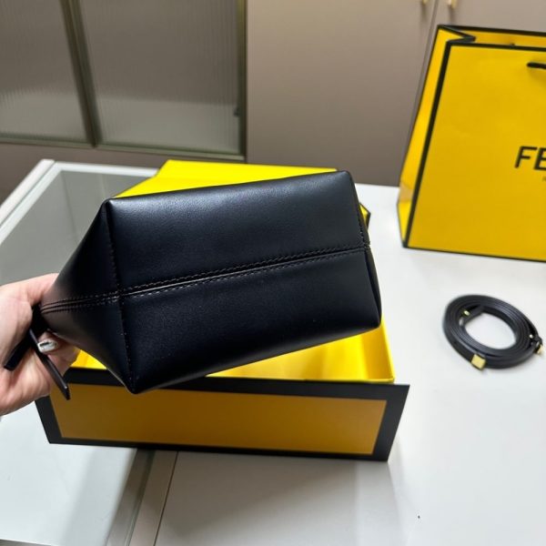 FENDI ROLL LUNAR NEW YEAR MINI BAG BLACK 17CM 8BS096ATXUF1QIO