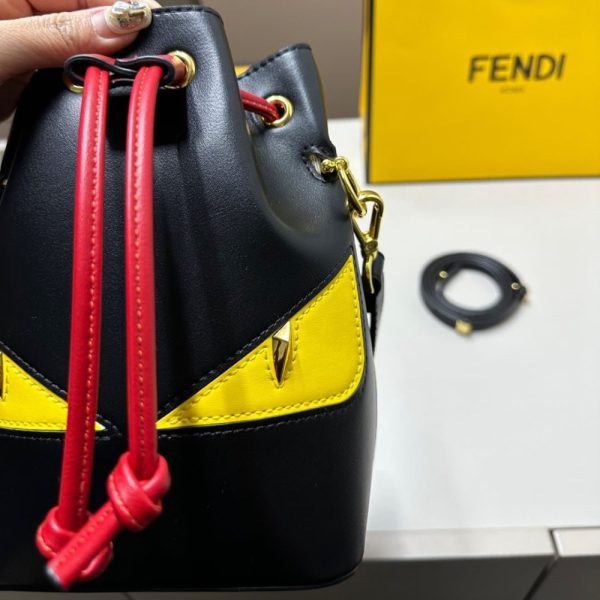 FENDI MON TRESOR LUNAR NEW YEAR MINI BAG BLACK 15CM 8BS093ATXUF1QIO