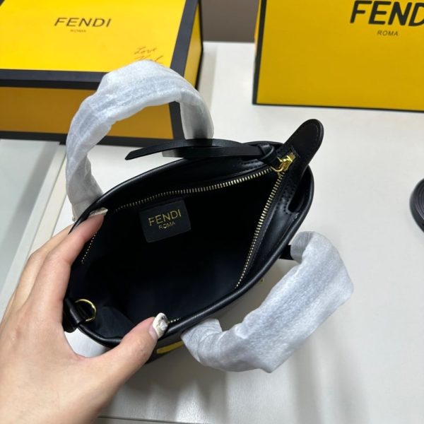 FENDI ROLL LUNAR NEW YEAR MINI BAG BLACK 17CM 8BS096ATXUF1QIO