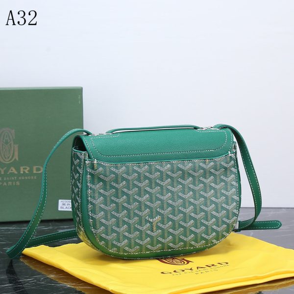 GOYARD SEAL CLASP THE 233 BAG GREEN 25CM