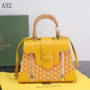 GOYARD SAIGON PM BAG YELLOW 20CM