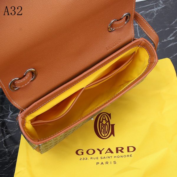 GOYARD SEAL CLASP THE 233 BAG BROWN 25CM