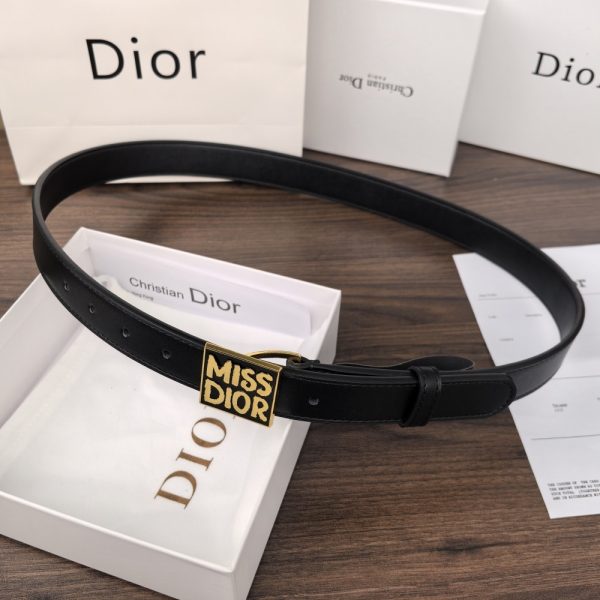 DIOR MISS DIOR GRAFFITI BELT BLACK 30MM B0598UMOD M900 95