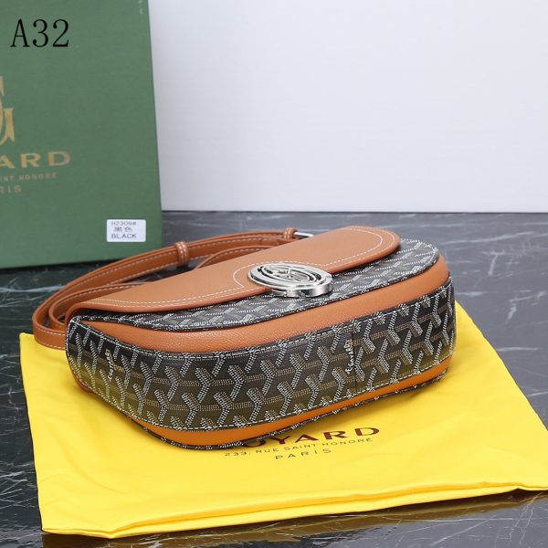 GOYARD SEAL CLASP THE 233 BAG BROWN 25CM