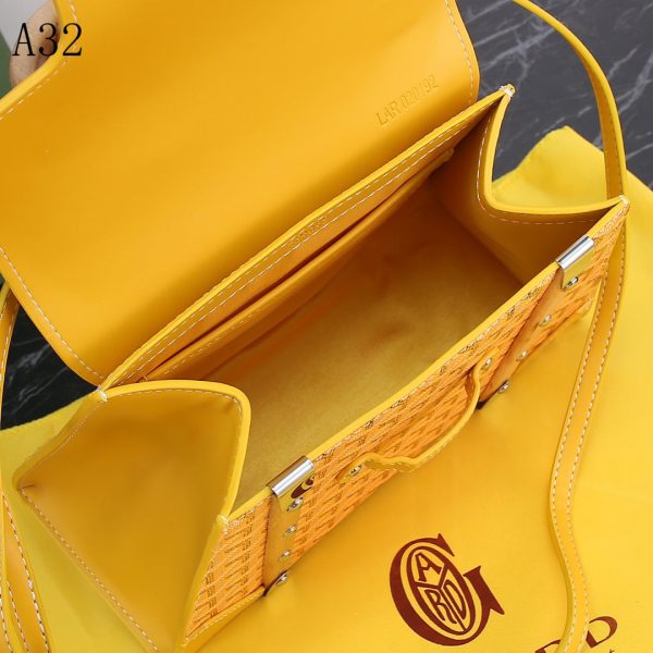 GOYARD SAIGON PM BAG YELLOW 20CM