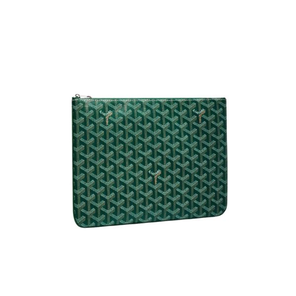 GOYARD S?NAT MM POUCH GREEN 36CM SENAT2MGMTY09CL09P