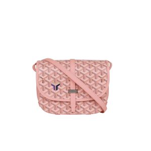 GOYARD BELVEDERE PM BAG PINK 22CM