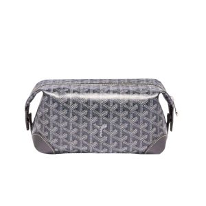 GOYARD BOWLING 25 TOILETRY BAG GREY 23CM BOWLIN025TY51CL51P