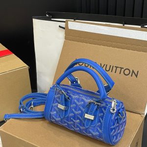 GOYARD GOYARDINE CROISIERE MINI BLUE 19CM