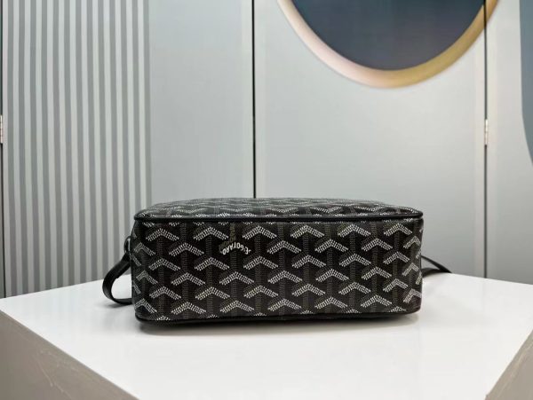 GOYARD CAP VERT CROSSBODY GOYARDINE BLACK 23CM