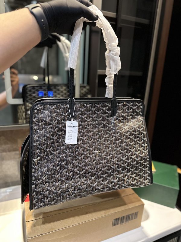 GOYARD HARDY PM BAG BLACK 41CM HARDY2PMLTY01CG01P