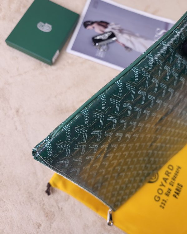 GOYARD S?NAT MM POUCH GREEN 36CM SENAT2MGMTY09CL09P