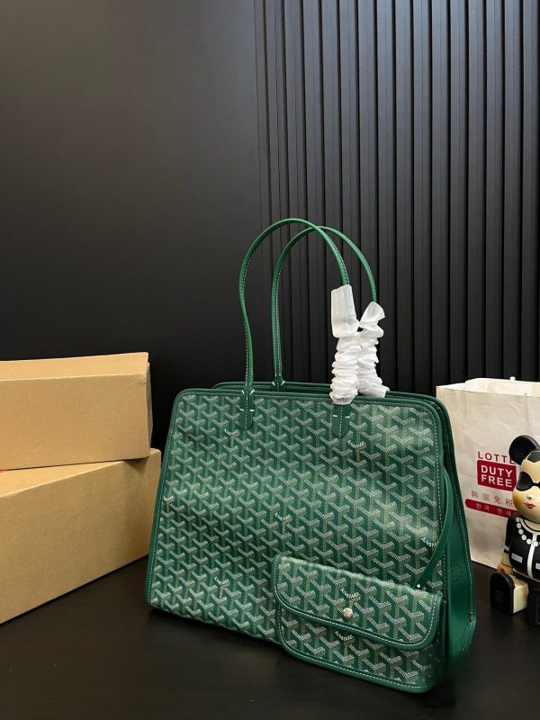 GOYARD HARDY PM BAG GREEN 41CM HARDY2PMLTY09CG09P