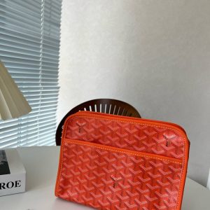 GOYARD JOUVENCE MM TOILETRY BAG ORANGE 25CM JOUVENMMLTY07CL07P