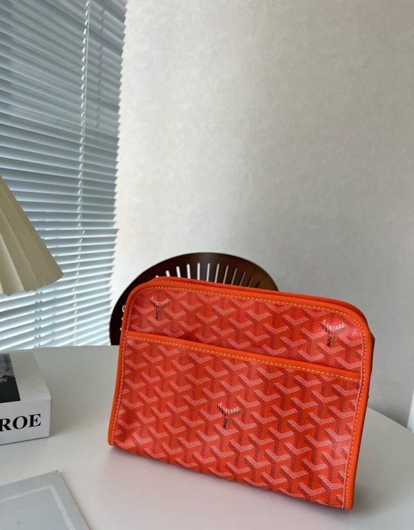 GOYARD JOUVENCE MM TOILETRY BAG ORANGE 25CM JOUVENMMLTY07CL07P