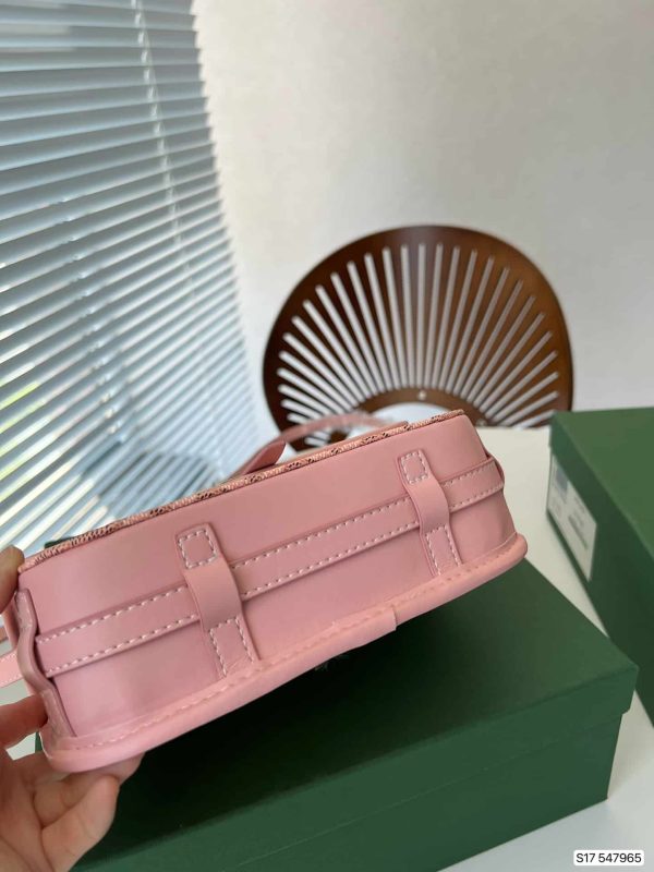 GOYARD BELVEDERE PM BAG PINK 22CM