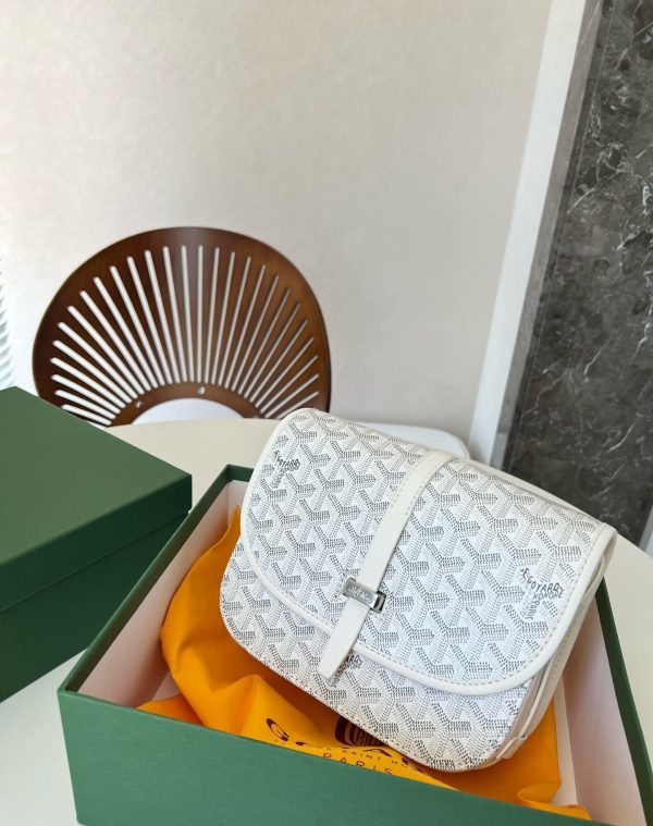 GOYARD BELVEDERE PM BAG WHITE 22CM BELVE3PMLTY50CG50P