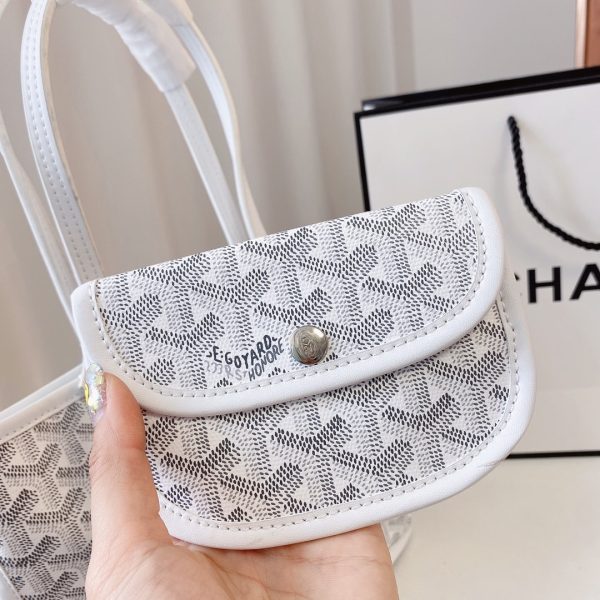 GOYARD ANJOU MINI BAG WHITE 21CM ANJOUSMINCG50TY50P