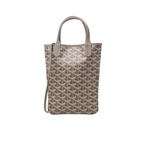 GOYARD POITIERS CLAIRE VOIE BAG GREGE KHAKI 24CM