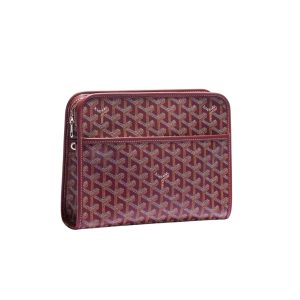 GOYARD JOUVENCE MM TOILETRY BAG BURGUNDY 25CM JOUVENMMLTY33CL33P