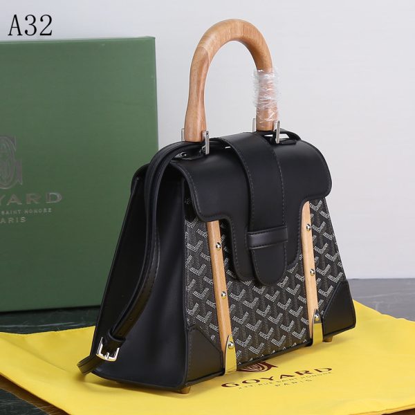 GOYARD SAIGON PM BAG BLACK 20CM