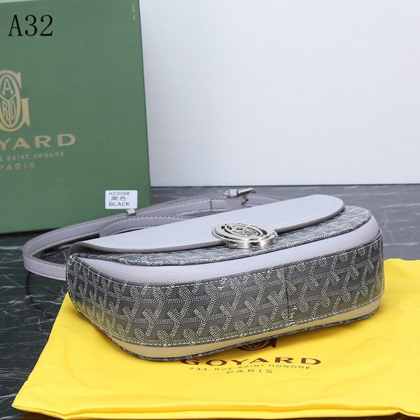 GOYARD SEAL CLASP THE 233 BAG GREY 25CM