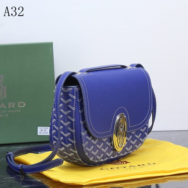 GOYARD SEAL CLASP THE 233 BAG BLUE 25CM