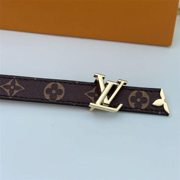 LOUIS VUITTON PRETTY LV DOUBLE SIDED BELT BLACK 20MM M8232X