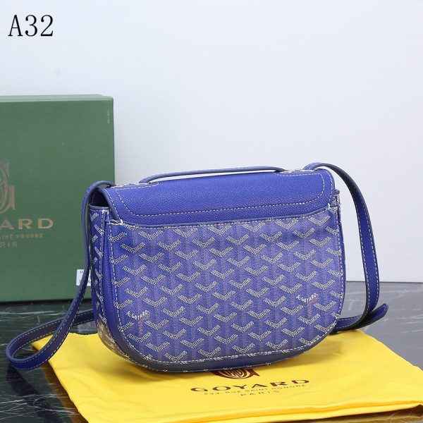 GOYARD SEAL CLASP THE 233 BAG BLUE 25CM