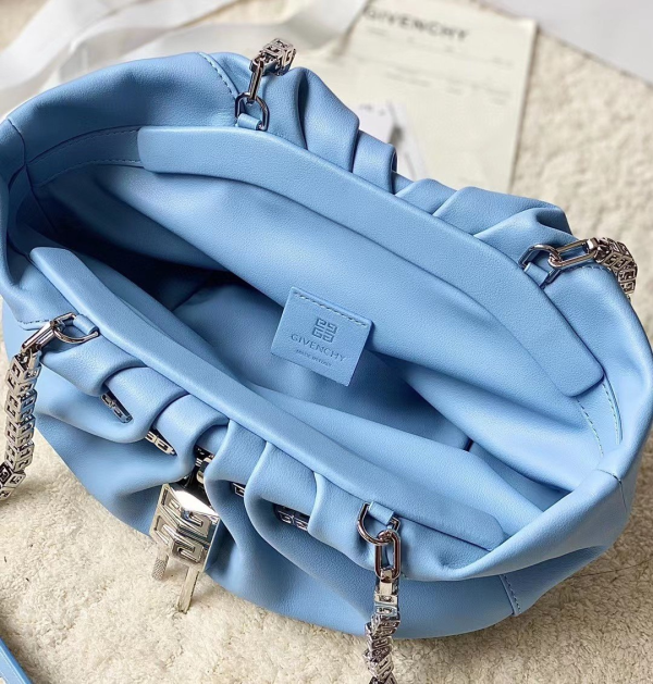 GIVENCHY SMALL KENNY BAG BLUE FOR WOMEN 12.6IN/32CM