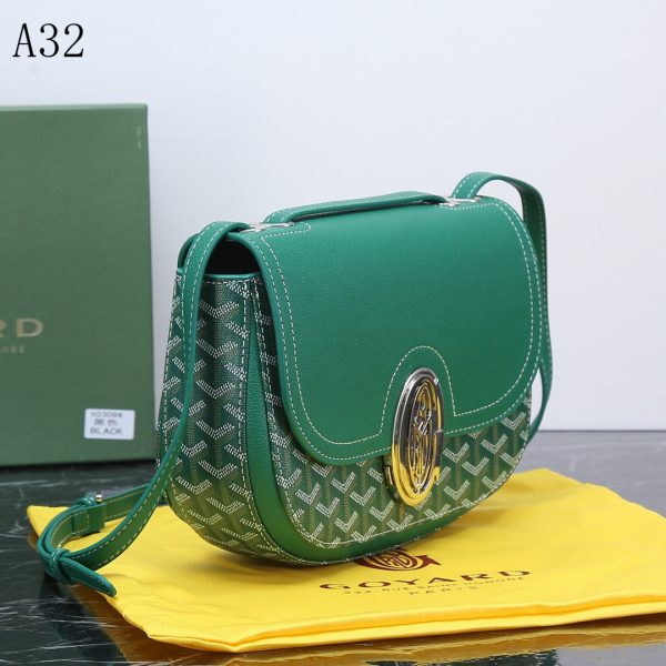 GOYARD SEAL CLASP THE 233 BAG GREEN 25CM