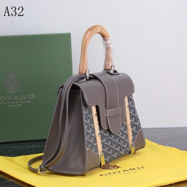 GOYARD SAIGON PM BAG GREY 20CM