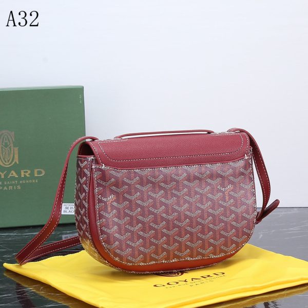 GOYARD SEAL CLASP THE 233 BAG RED 25CM