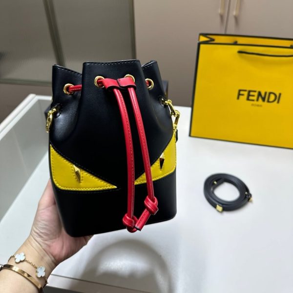 FENDI MON TRESOR LUNAR NEW YEAR MINI BAG BLACK 15CM 8BS093ATXUF1QIO