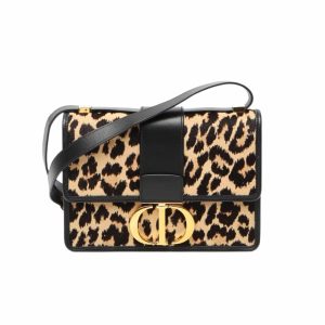 DIOR 30 MONTAIGNE BAG LEOPARD 19CM