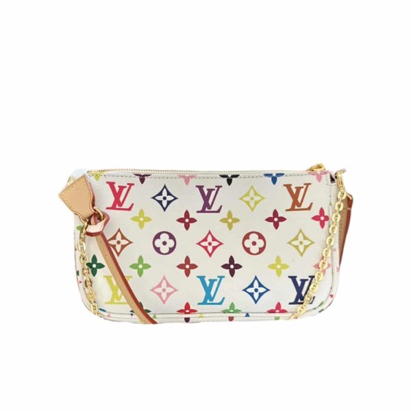 LOUIS VUITTON X TAKASHI MURAKAMI POCHETTE MULTICOLOR 23CM