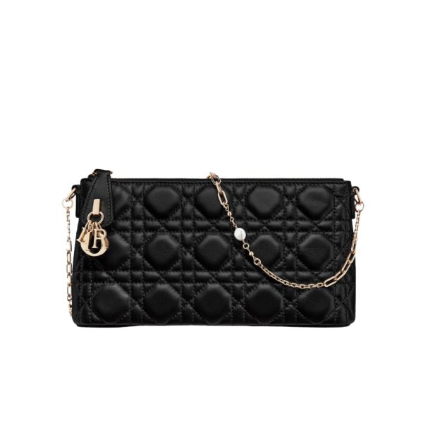 DIOR MISS MIDI MINI BAG BLACK 23CM S6006ONMJ M900