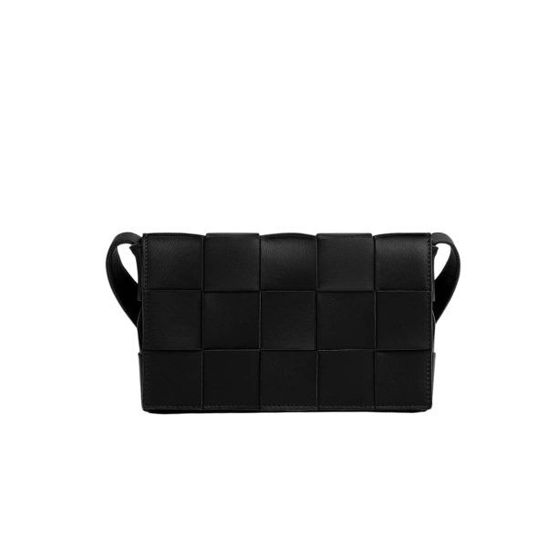 BOTTEGA VENETA CASSETTE 2380 CHF BLACK 22CM 578004VMAY11229