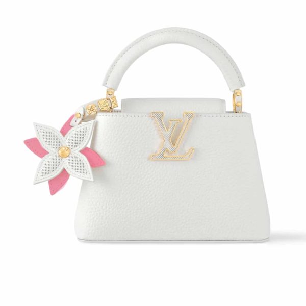 LOUIS VUITTON CAPUCINES MINI BAG SNOW WHITE 20CM M21416