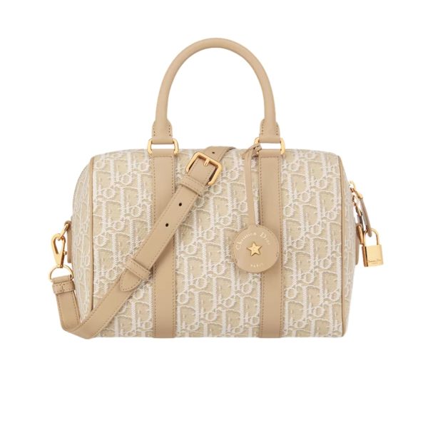 DIOR GROOVE 25 BAG OBLIQUE JACQUARD NATURAL 25CM M1365UTZQ M925