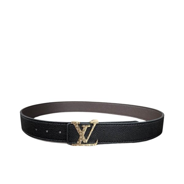 LOUIS VUITTON LV INITIALES BELT BLACK 38MM