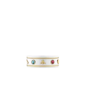 GUCCI ICON RING WITH GEMSTONES