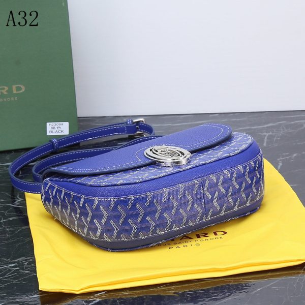 GOYARD SEAL CLASP THE 233 BAG BLUE 25CM